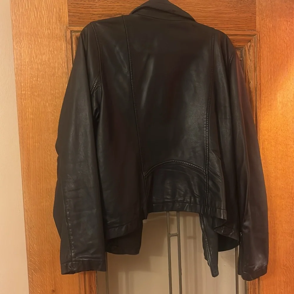 CasIon® Leather Moto Jacket with Removable Hood XXL - Picture 7 of 9